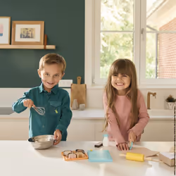 - My Bakery - Pretend Play Kitchen and Doll's Tea Set Toy - 19 Wooden and Felt Pieces Included - FSC-Certified - Water-Based Paints - 3 Years +, - Additional view 6