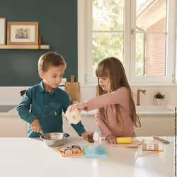 - My Bakery - Pretend Play Kitchen and Doll's Tea Set Toy - 19 Wooden and Felt Pieces Included - FSC-Certified - Water-Based Paints - 3 Years +, - Additional view 7