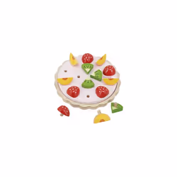 - Twist FSC Wood Fruit Tart - Pretend Play Toy - 15 Wooden Accessories - 19 cm Diameter - 2 Years +, J06628