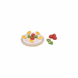 - Twist FSC Wood Fruit Tart - Pretend Play Toy - 15 Wooden Accessories - 19 cm Diameter - 2 Years +, J06628