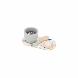 Italian-Style Set-13 Wood Accessories-Pretend Play Toy-Children's Coffee Set-FSC Wooden Toy-24 Months +, J06630, Multicolor - Additional view 11