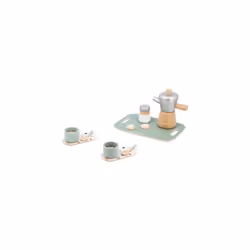 Italian-Style Set-13 Wood Accessories-Pretend Play Toy-Children's Coffee Set-FSC Wooden Toy-24 Months +, J06630, Multicolor - Additional view 5