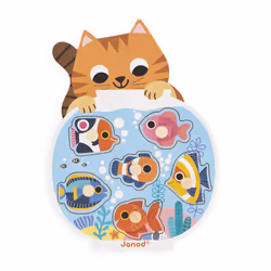 JANOD J07109 puzzle Shape puzzle 6 pc(s) Animals - Additional view 2