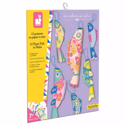 Janod 12 Paper Fish to Create Craft Kit J07730