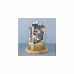 Create-Your-Own Light-Up Blue & Gold Butterfly Bell Jar-Les Ateliers DÃ©co-Children's Arts & Crafts Kit-Fine Motor Skills & Concentration-8 Years +,