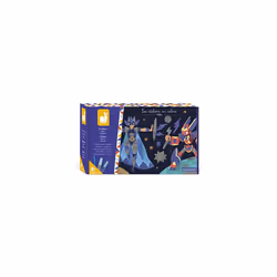 - Superheroes Glitter Set - Les Ateliers du Calme - Children's Arts & Crafts Kit - 3 Pictures to be Decorated - Mastering Fin ...