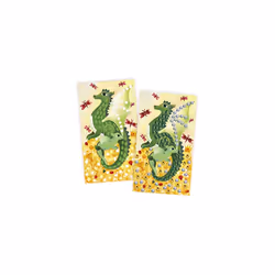 - Glue-On Sequins Set - Dragons - Les Ateliers du Calme - Children's Arts & Crafts Kit - Mastering Fine Motor Skills & Concentration - 6 Years +,