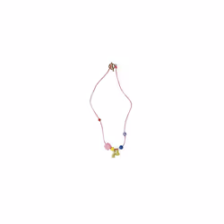 - 3-Piece Make-Your-Own Rainbow Jewellery Set - 2 Bracelets & 1 Necklace - Les Ateliers Bijoux - Kids' Crafts Kit - Dexterity & Concentration -