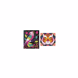 - String Art Set - Jungle Animals - Les Ateliers DÃ©co - Children's Arts & Crafts Kit - 2 Pictures to Complete - Fine Motor Skills and Concentration