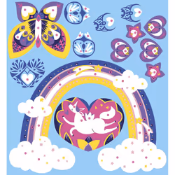 - Multi-Activity Box - 6 Unicorn and Rainbow Creations - Les Ateliers DÃ©co - Children's Arts & Crafts Kit - Dexterity and Concentration - 7 Years + - Additional view 8