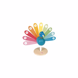 - I'M Learning to Count Peacock - Wooden Early Learning Educational Toy - Teaches Numbers and First Hand Movements - Ages 2 a ...
