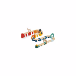 - My First Wooden Circuit - 44 Solid Wood Pieces - Construction & Early-Learning Game - Fine Motor Skills - FSC-Certified - Water-Based Paints - 2