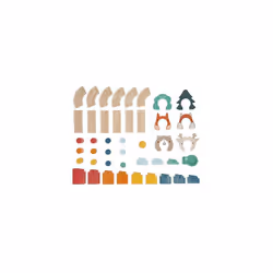 - My First Wooden Circuit - 44 Solid Wood Pieces - Construction & Early-Learning Game - Fine Motor Skills - FSC-Certified - Water-Based Paints - 2 - Additional view 7