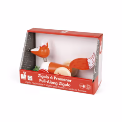 JANOD Zigolos Pull Along Fox - Additional view 4