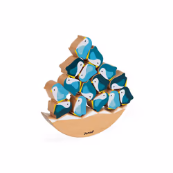 Janod WWF Penguin Rocker Kids Wooden Balancing Learning Game 2y+