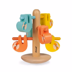 JANOD J08607, 2 yr(s), Wood, Blue, Orange, Wood, Yellow