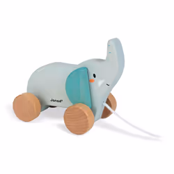JANOD J08609, 12 month(s), 4 wheel(s), Blue, Wood