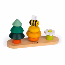 JANOD J08635, 1 yr(s), Wood, Multicolour