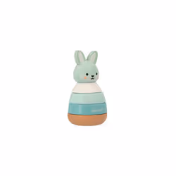 FSC Wood Rabbit-4 Stackable Pieces-Early-Years Toy-Fine Motor Skills-in Partnership with WWF-12 Months +, J08653, Blue - Additional view 4