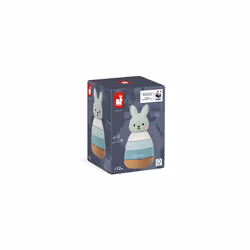 FSC Wood Rabbit-4 Stackable Pieces-Early-Years Toy-Fine Motor Skills-in Partnership with WWF-12 Months +, J08653, Blue - Additional view 6