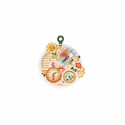 - FSC Wood Time Wheel - Children's Educational Calendar - Educational Game - FSC Wooden Toy - 3 Years +, J09623