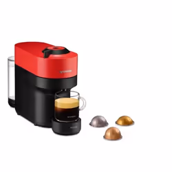 Krups Nespresso Vertuo Pop, Capsule coffee machine, 0.56 L, Coffee capsule, 1260 W, Black, Red