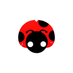 Ladybug mask for children