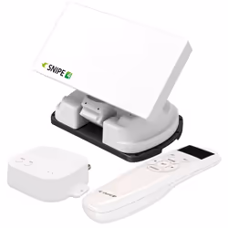 Selfsat SNIPE 4 Single LNB Bluetooth Remote iOS Android Satellite Caravan Dish