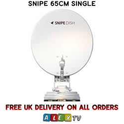 Selfsat Snipe Dish 65cm Single Foldable Automatic Satellite Dish Motorhome Caravan