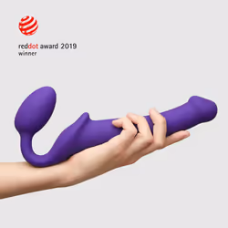 Strap-on-me 6013229 dildo Strap-on dildo Anal sex, Vaginal sex Purple Plastic, Silicone 156 mm 3.3 cm - Additional view 6