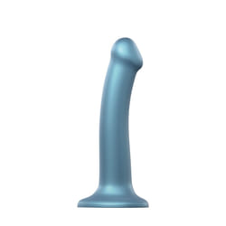 Strap-on-me 6013861 dildo Strap-on dildo Anal sex, Vaginal sex Blue Silicone 160 mm 3.3 cm