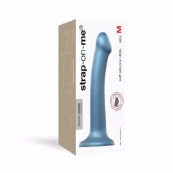 Strap-on-me 6013861 dildo Strap-on dildo Anal sex, Vaginal sex Blue Silicone 160 mm 3.3 cm