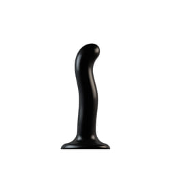Strap-on-me 6015773 dildo Strap-on dildo Anal sex, Vaginal sex Black Silicone 180 mm 3.3 cm