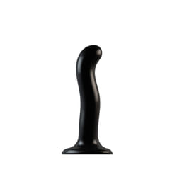 Strap-on-me 6015780 Strap-on dildo Anal sex, Vaginal sex Black Silicone 190 mm 3.45 cm