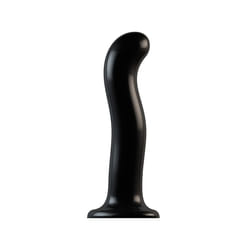 Strap-on-me 6015797 Strap-on dildo Anal sex, Vaginal sex Black Silicone 198 mm 3.6 cm