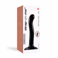 Strap-on-me 6015803 dildo Strap-on dildo Anal sex, Vaginal sex Black Silicone 164 mm 3 cm