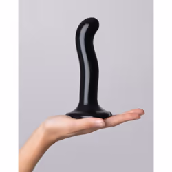 Strap-on-me 6015803 dildo Strap-on dildo Anal sex, Vaginal sex Black Silicone 164 mm 3 cm