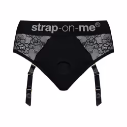 Strap-on-me Diva, Lingerie, Female, Elastane, Nylon, Black, Fabric: nylon (75%), elastane (25%). Tulle: nylon (62%), elastane ...