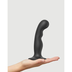 Strap-on-me 6016763 dildo Strap-on dildo Anal sex, Vaginal sex Black Silicone 150 mm 3.6 cm