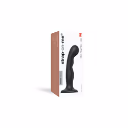 Strap-on-me 6016763 dildo Strap-on dildo Anal sex, Vaginal sex Black Silicone 150 mm 3.6 cm