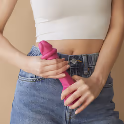 Strap-on-me 6016985 dildo Realistic dildo Anal sex, Vaginal sex Pink Silicone 134 mm 3.8 cm