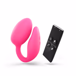 Love to Love Wonderlove, Couple vibrator, Clitoral stimulation, G-Point stimulation, Pink, Acrylonitrile butadiene styrene (A ...