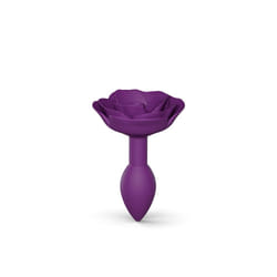 Love to Love Open Roses Butt plug Purple Silicon 1 pc(s)