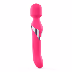 DORCEL Dual Orgasms Pink, Wand vibrator, Clitoral stimulation, G-Point stimulation, Pink, Silicone, Ambidextrous, Buttons