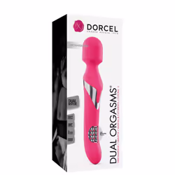 DORCEL Dual Orgasms Pink Wand vibrator Ambidextrous