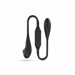 DORCEL Dual Explorer, Black, Silicone, Anal sex, Masturbation, Vaginal sex, 557 mm, 3.7 cm