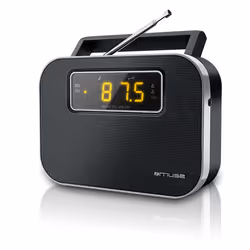 Muse M-081 R, Portable, Digital, FM, MW, LED, 1.52 cm (0.6"), Orange