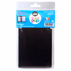 Carrefour 550060 passport cover Black 2 pockets