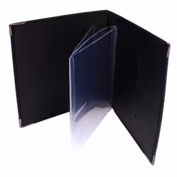 Carrefour 550060 passport cover Black 2 pockets