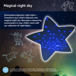 Calming Nightlight Star Projector | Gentle Brightness | 3 Colors | 3 Constellations | Auto-Shutoff | Twilight Buddies- Fawn - Additional view 4